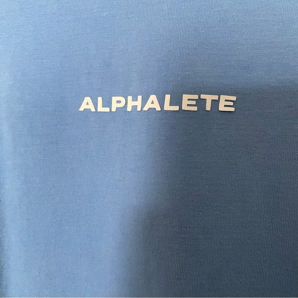Alphalete | Men's Performance Fit Blue T-shirt sz M - Picture 15 of 15